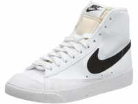 Nike Damen Blazer Mid '77 Next Nature Basketball Shoe, White/Black, 40.5 EU