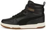 PUMA Unisex Kinder Rbd Game WTR Jr Sneaker, Puma Black Puma Black Puma Team Gold, 38