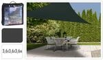 Koopman shade sail triangle 3.6 meters Grey