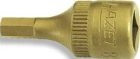 HAZET Schraubendreher-Steckschl&uuml;sseleinsatz 8501-7, Chrom-Vanadium, SW 7 mm | 1/4