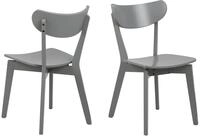 AC Design Furniture Roxanne Esszimmerst&uuml;hle 2er Set, H: 79,5 x B: 45 x T: 55 cm,