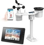 Bresser Wetterstation Funk mit Au&szlig;ensensor - WLAN-Wettercenter WSC mit