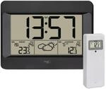 TFA Dostmann Funk-Wetterstation Zeno, 35.1163.01, digitale Funk-Wanduhr mit