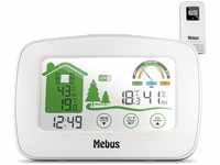 MEBUS funkgesteuerte Wetterstation mit Außensensor, Thermometer/Hygrometer