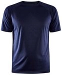 Craft CORE Unify Training Tee M Navy XXL - Funktionsshirt Herren Kurzarm, Sportshirt,