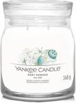 Yankee Candle Signature Duftkerze | Babypuder, mittlere Glaskerze, mit Doppeldochten,