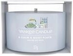 Yankee Candle Gef&uuml;llte Votivkerze mit Aufschrift "A Calm & Quiet Place"