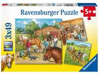 Ravensburger Kinderpuzzle - 09237 Mein Reiterhof - Puzzle für Kinder ab 5 Jahren,