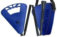 GehstockFLIPSTICK Sitzstock,Navy-blau und elegant, kurz, h&ouml;henverstellbar,faltbar,