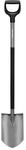 Fiskars Pala de Metal Ergonomic&trade; Con borde puntiagudo