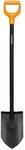 Fiskars G&auml;rtnerspaten f&uuml;r harte, steinige B&ouml;den, Spitz, L&auml;nge 116,6 cm,