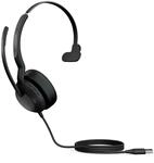 Jabra Evolve2 50 - Kabelgebundenes Mono-Headset Air Comfort - Mikrofone mit...