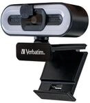 Verbatim Webcam Full HD Kamera 1080p Autofokus Mikrofon LED Licht USB | Full HD