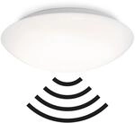 BRILONER - LED Deckenlampe Bad mit Bewegungsmelder, D&auml;mmerungssensor, neutralwei&szlig;e