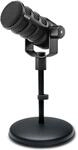 Rode Podmic USB XLR Podcast Sprecher-Mikrofon + keepdrum MS032 Tisch-Stativ