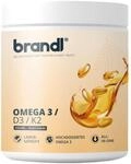 Omega D3 K2 Kapseln hochdosiert, Premium Omega 3 mit Fisch&ouml;l, 500mg EPA und 250mg