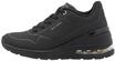 Skechers Damen Million Air Elevated Sneakers, Black Durabuck, 37 EU