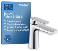 Duravit Tulum Waschtischarmatur, Gr&ouml;&szlig;e S (Auslauf H&ouml;he 97 mm), Wasserhahn Bad,