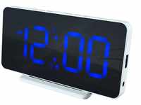 Caliber Digitaler Wecker dimmbares LED Digital Alarm Uhr mit Temperaturanzeige,...