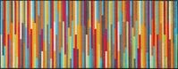 wash+dry Fu&szlig;matte, Mikado Stripes 75x190 cm, innen und au&szlig;en, waschbar