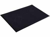 Wash+Dry Raven Black Fußmatte, Polyamid, schwarz, 60x180cm