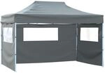 vidaXL Faltzelt 3 W&auml;nden 431x291x315 cm Pavillon Gartenzelt Bierzelt...