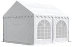 Festzelt Partyzelt 5x4 m Premium, hochwertige PVC Plane 750 N in wei&szlig; 100%