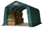 TOOLPORT Robuster Weideunterstand 3,3x4,8 m wetterfeste PVC Plane 800N...