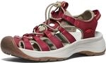 KEEN Damen Astoria West Sandalen, Merlot/Scarlet Ibis, 38.5 EU