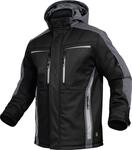 Leib W&auml;chter Flex-Line Winter Softshelljacke (schwarz/grau, 2XL)