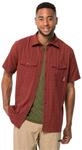Jack Wolfskin Herren Thompson Men Shirt Shortsleeve, Barn Red, S EU