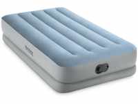 Intex Twin Dura-Beam Comfort Luftbett mit Fastfill USB-Pumpe, aufgeblasene Größe:
