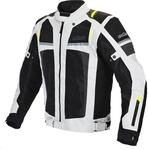 B&uuml;se Livorno Motorrad Textiljacke, hellgrau, 3XL