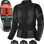 SHIMA HERO 2.0 Motorradjacke Damen - Ganzj&auml;hrig Motorcycle Touren Cordura