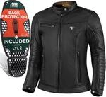 SHIMA WINCHESTER 2.0 Motorradjacke Damen - Klassische Biker-Lederjacke mit R&uuml;cken,
