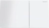 Geberit 115.622.SI.1 SIGMA70 PLACCA X CASET.Glas/BCO, Glas wei&szlig;