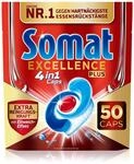 Somat Excellence PLUS 4in1 Caps (50 Caps), Sp&uuml;lmaschinentabs in 100%