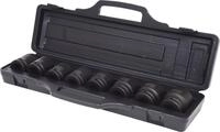 KS Tools 515.0210 3/4" Sechskant-Kraft-Stecknuss-Satz, 8-teilig kurz, 24-38mm