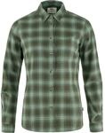 Fj&auml;llr&auml;ven Damen &Ouml;vik Flannel Hemd, Deep Forest/Patina Green, XS