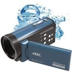 Aquapix WDV5630 Unterwasser-Camcorder, Echtes 4K-Video, Bis zu 56MP, 18x