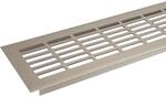 SOTECH L&uuml;ftungsgitter Lochblech 480 x 81 mm Edelstahloptik Lochgitter Stegblech