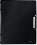 Leitz 39960094 Ordnungsmappe Style Ordnungsmappe Style, 12 F&auml;cher, PP, satinschwarz