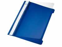 Leitz 41970035 – Aktendeckel, Blau, Transparent, PVC, A5, Porträt)