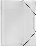 VELOFLEX 4442290 - Sammelmappe Crystal DIN A4 transparent, PP, mit Gummizug,