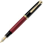 Pelikan F&uuml;llhalter Souver&auml;n 800, Schwarz-Rot, Feder EF (extra-fein), hochwertiger