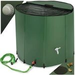 tectake&reg; Regenwassertank f&uuml;r Garten und Camping, Tonne faltbar, Regentonne mit