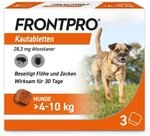FRONTPRO Hund M - Kautablette gegen Zecken & Fl&ouml;he (Hunde 4 bis 10 kg)