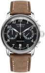 Zeppelin 8678-2 Quartz Chronograph Watch Herren Uhr analog Quarzwerk mit Leder