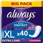 always Slipeinlage Daily Protect Extra Long mit Frischeduft 40 St&uuml;ck
