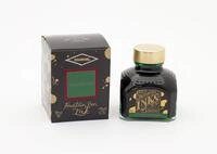 Diamine November Rain Tintenglas 80ml - Gr&uuml;n, Rot - Pigmentbasierte Tinte -